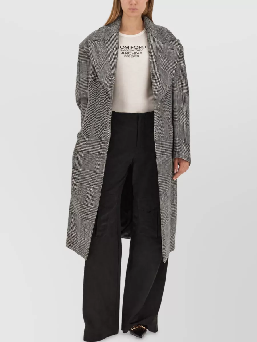 Tom Ford virgin wool single breasted coat