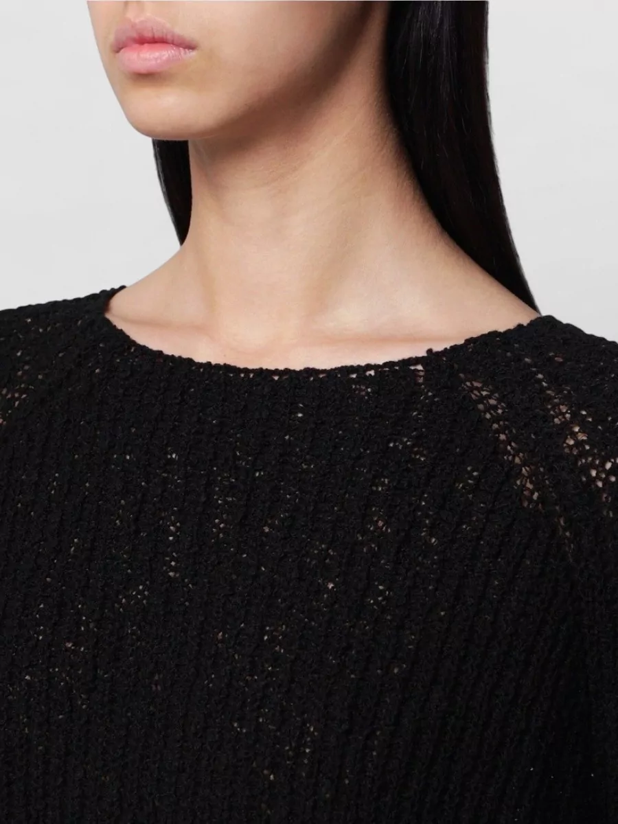 Dunst Long Sleeve Relaxed Fit Ribbed Knitwear