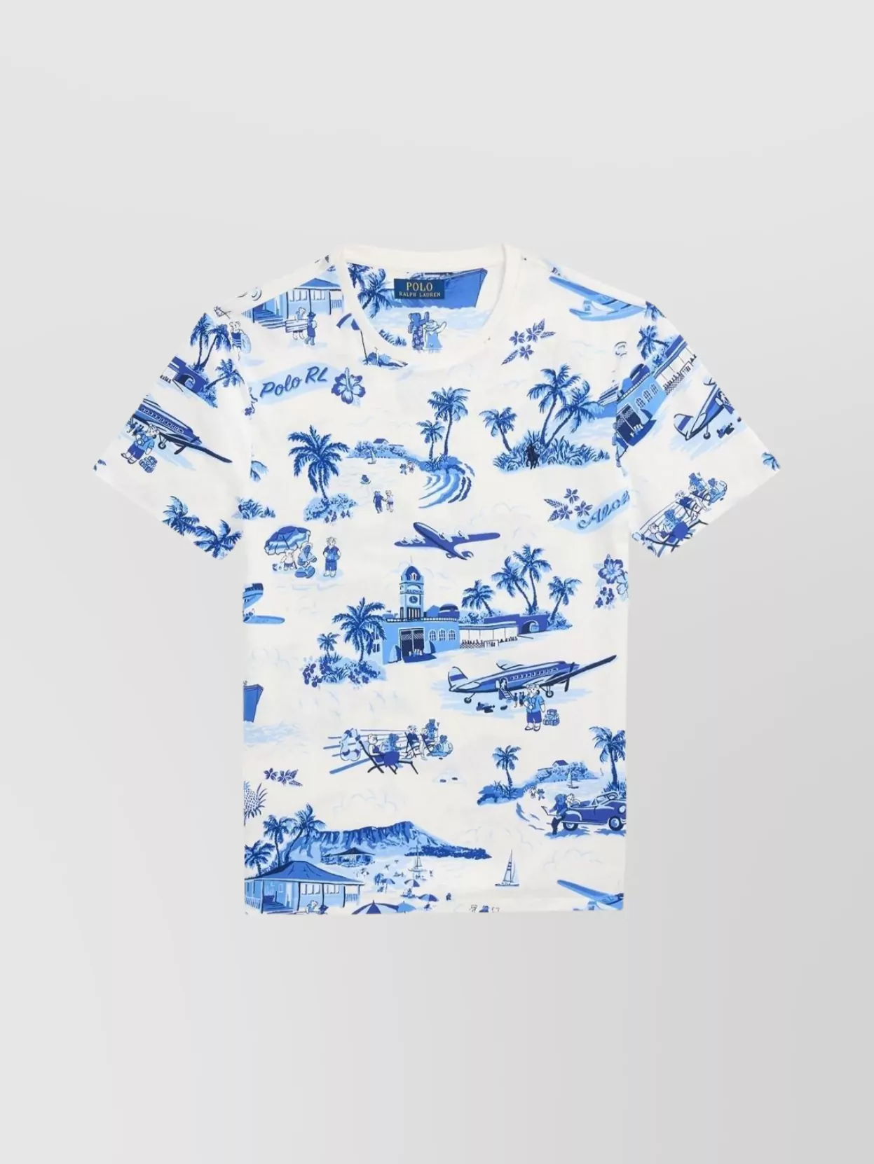 Ralph Lauren - graphic print logo crew neck t-shirt