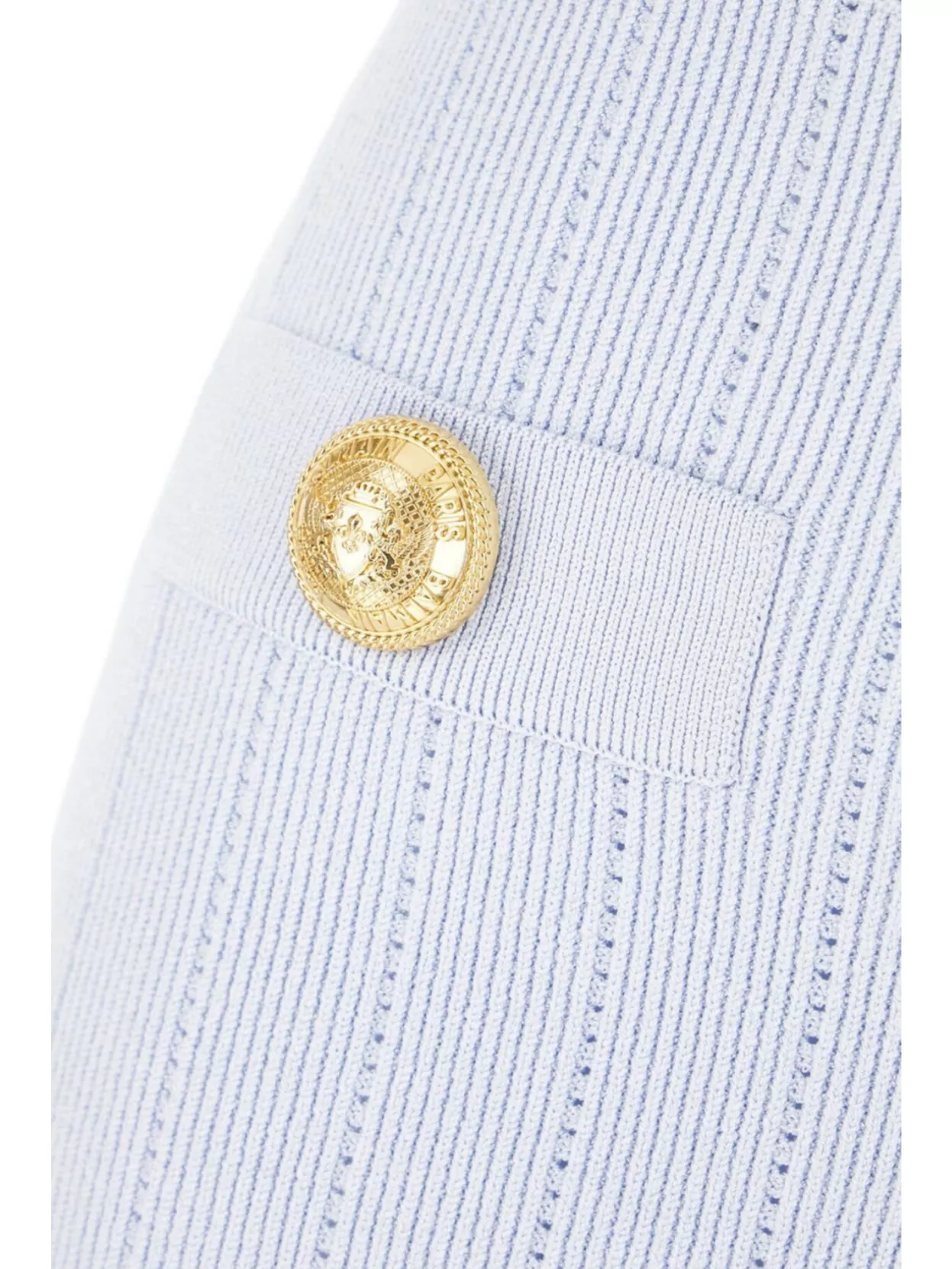 Balmain Viscose Blend Skirt Gold Buttons