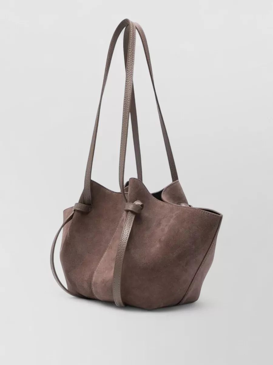 Yuzefi Mochi Leather Bucket Bag