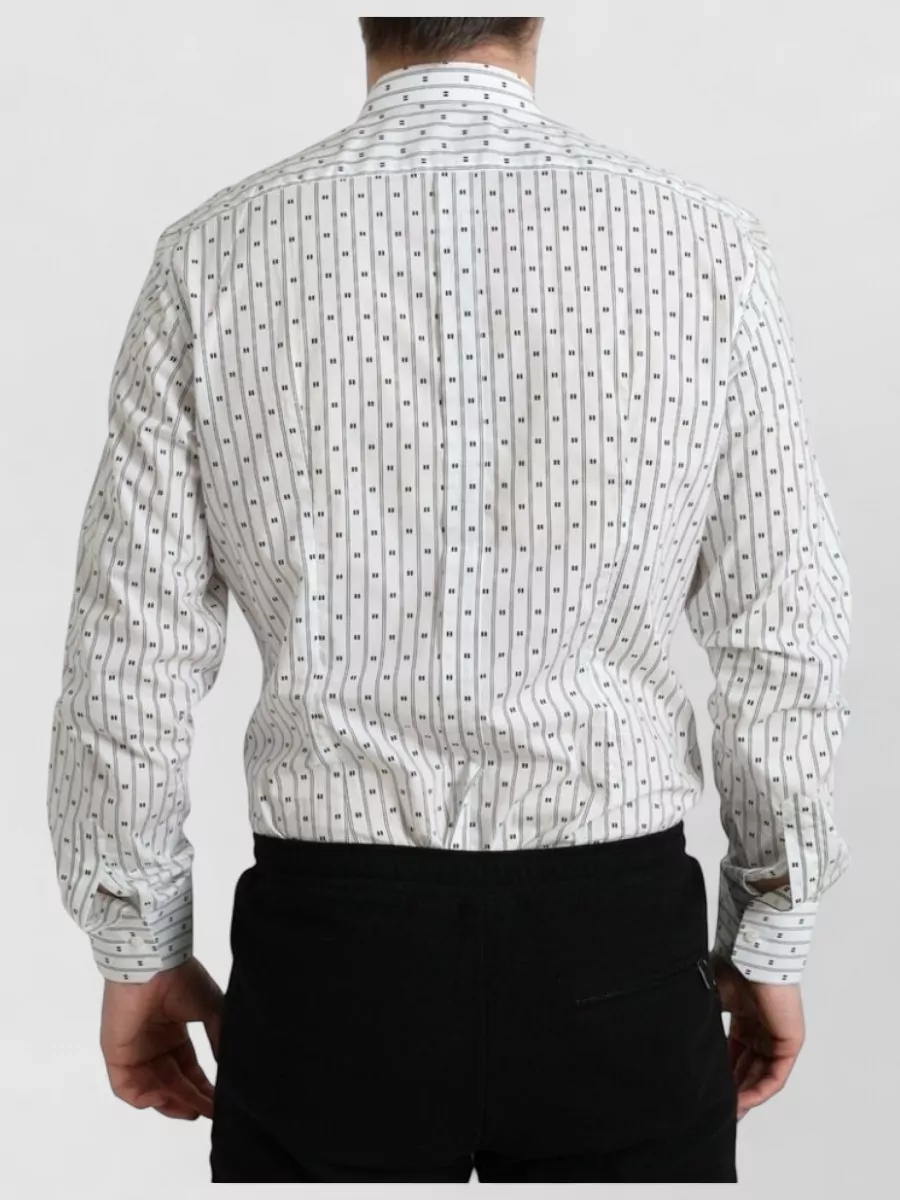 Dolce&Gabbana Striped Long-Sleeve Dress Shirt