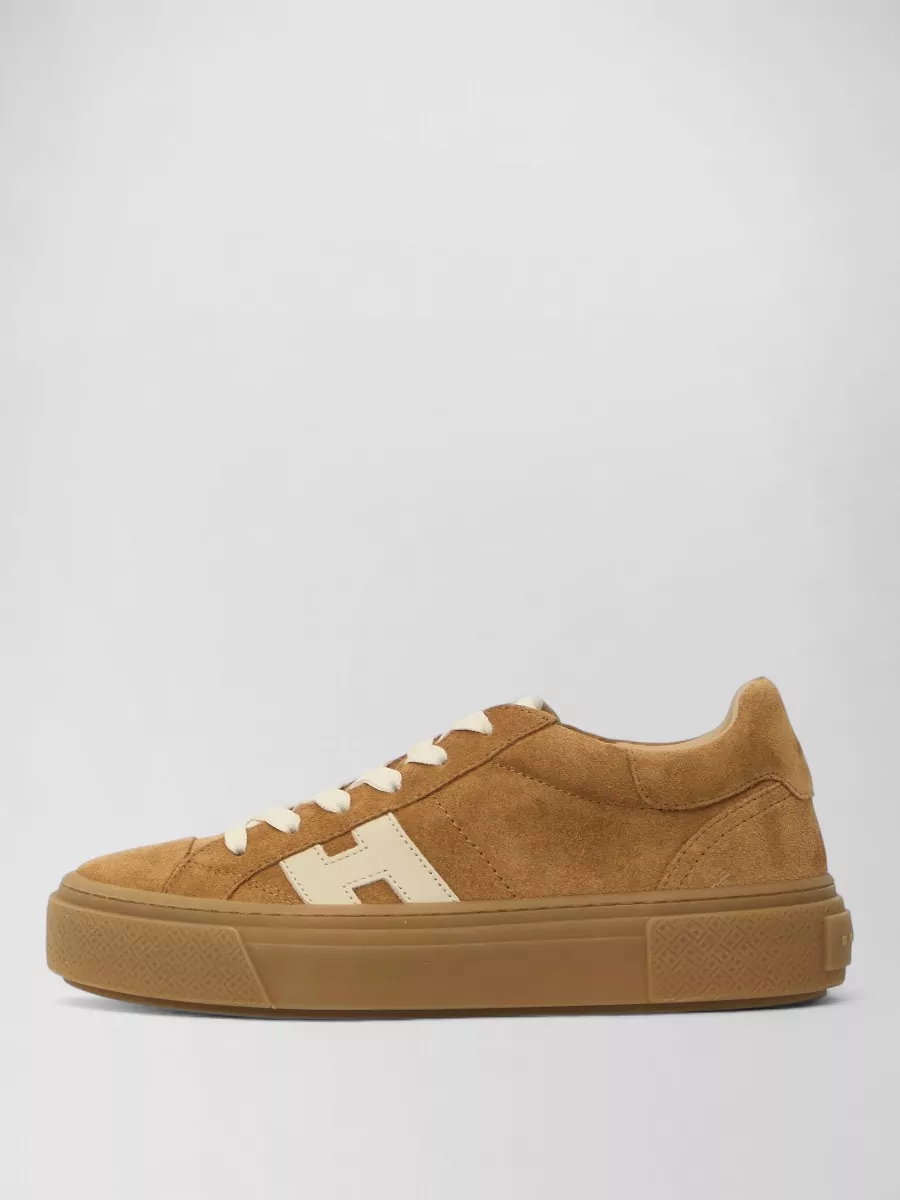Hogan Leather Lace-Up Sneakers