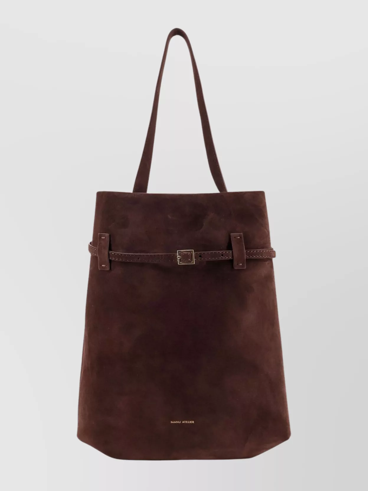 Manu Atelier Everyday suede shoulder bag