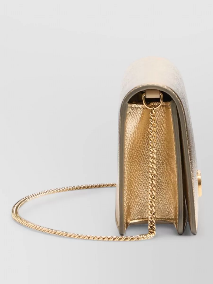 Valentino Garavani Vlogo Signature Mini Leather Clutch Bag