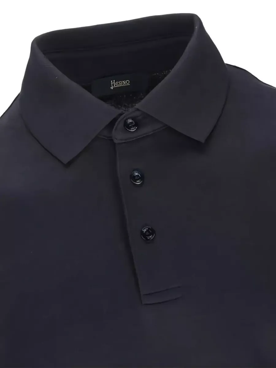 Herno Short Sleeve Cotton Polo Shirt