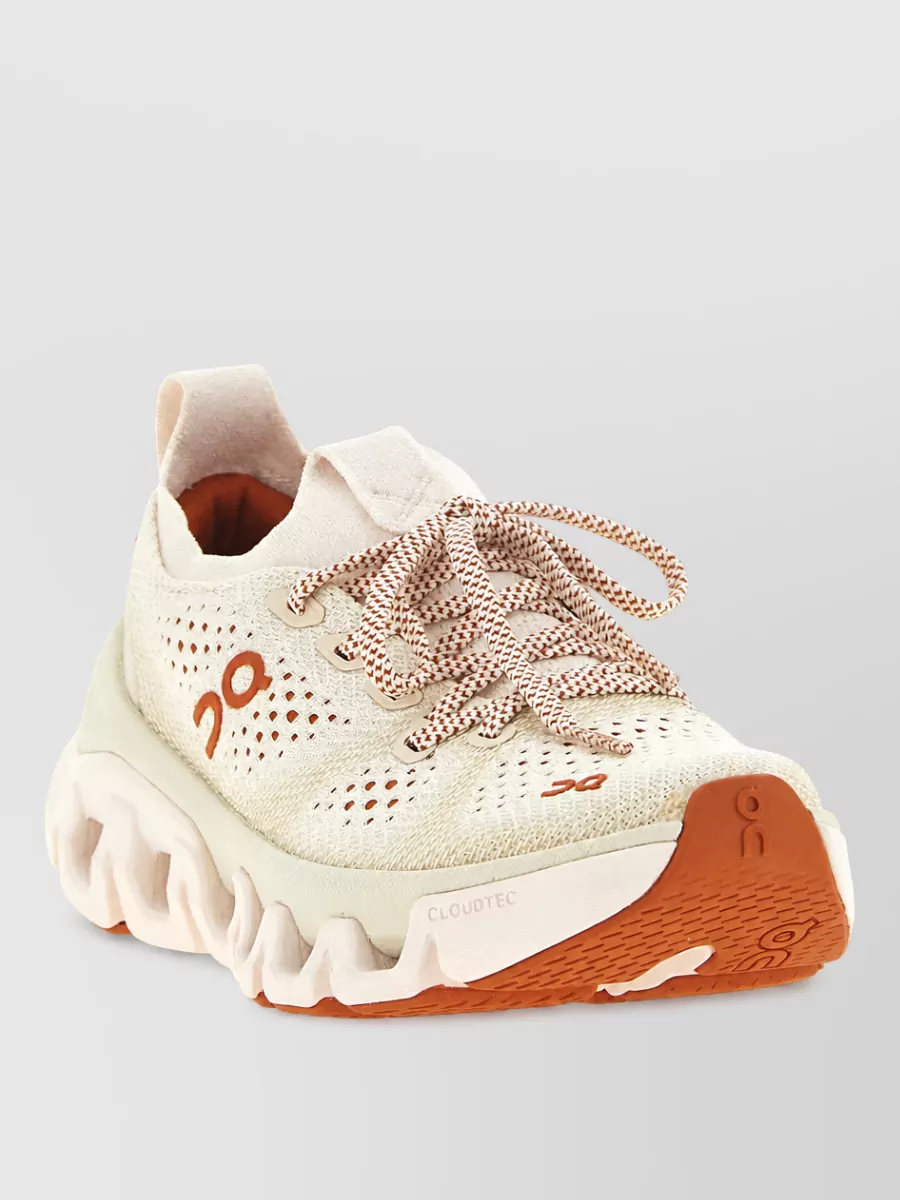 On Running recycled polyester lace-up sneakers