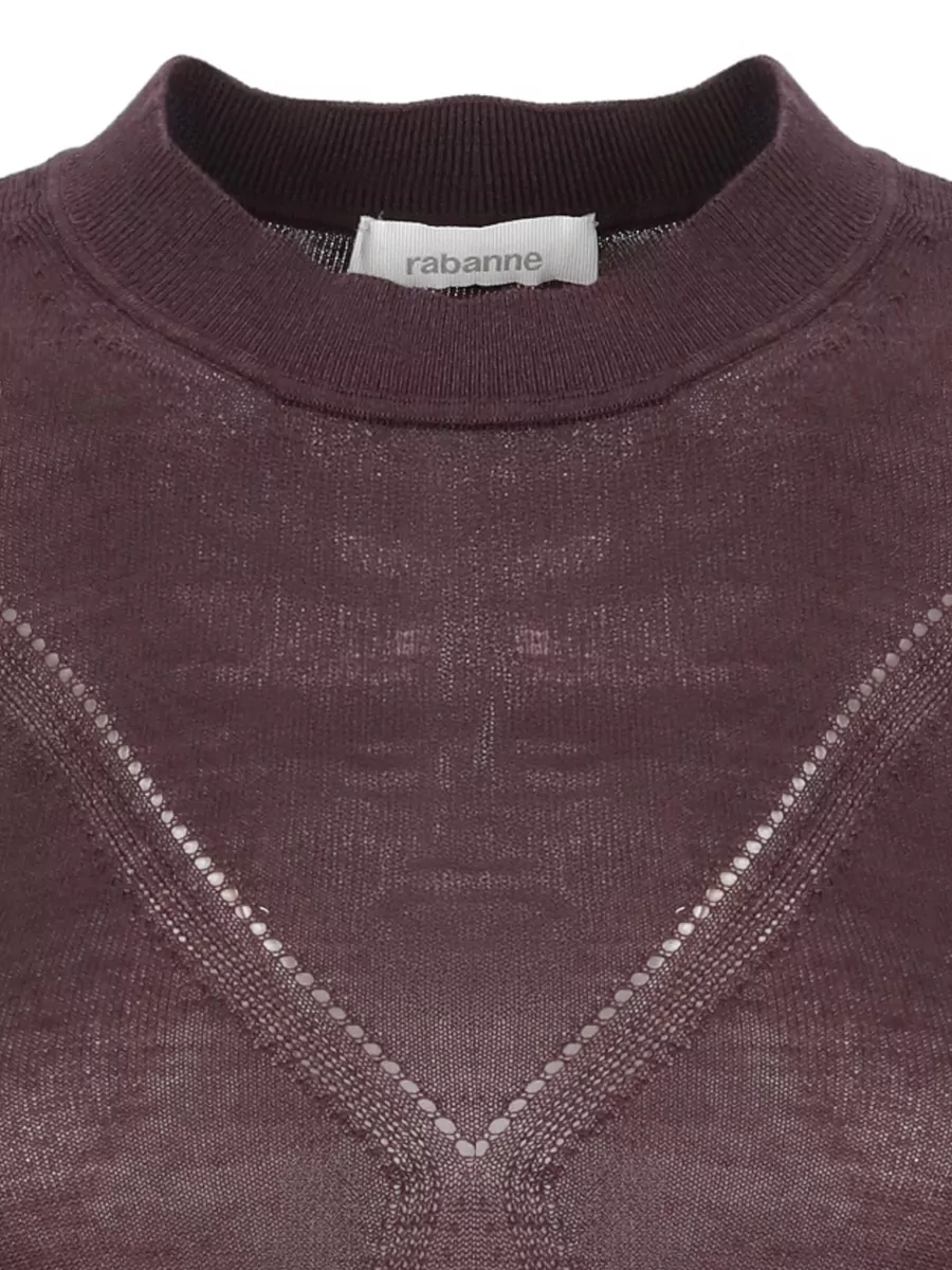 Paco Rabanne Merino Wool Silk Crewneck Sweater