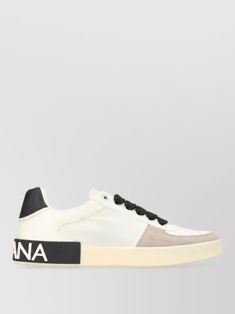 Dolce&Gabbana Leather Low-Top Sneakers