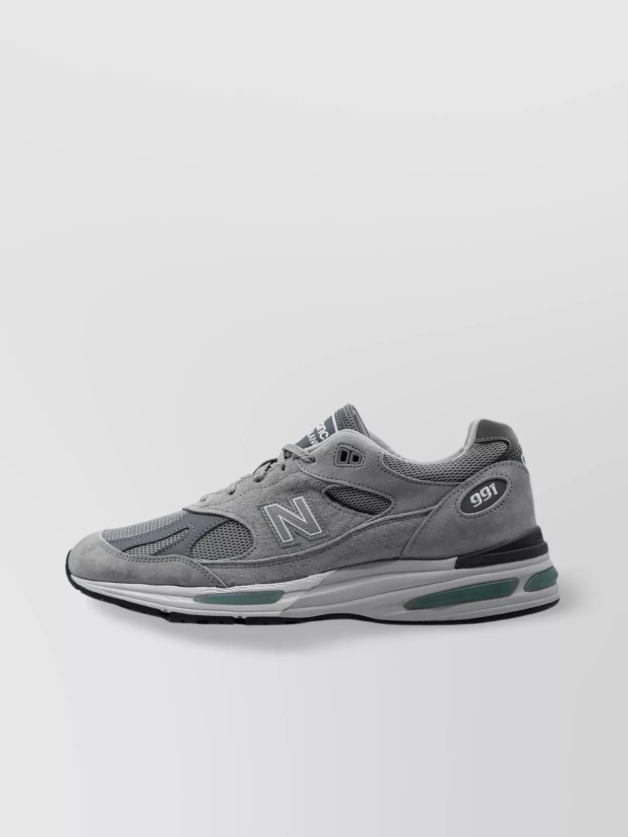 New Balance 991 Sneakers Leather Trim