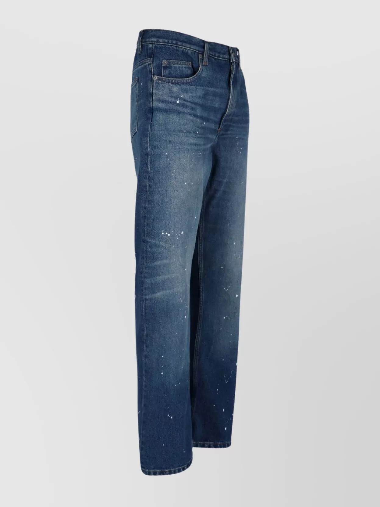 A.p.c. Straight Leg Trousers Distressed Finish