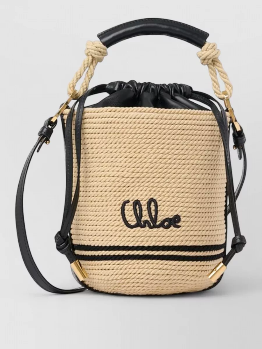 Chloé soleil cord bucket bag