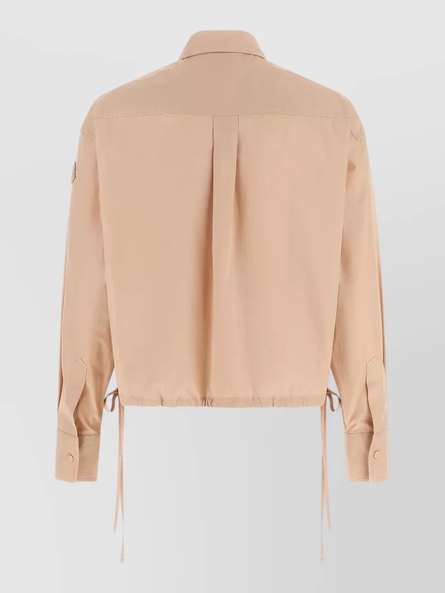 Moncler Cotton Cropped Shirt