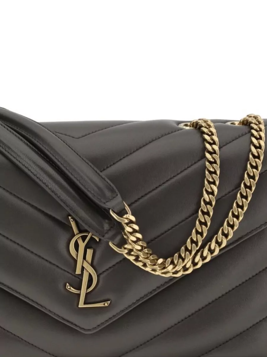 Saint Laurent Loulou Leather Cross-Body Bag