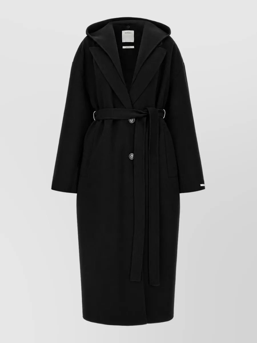 Sportmax Wool Belted Coat
