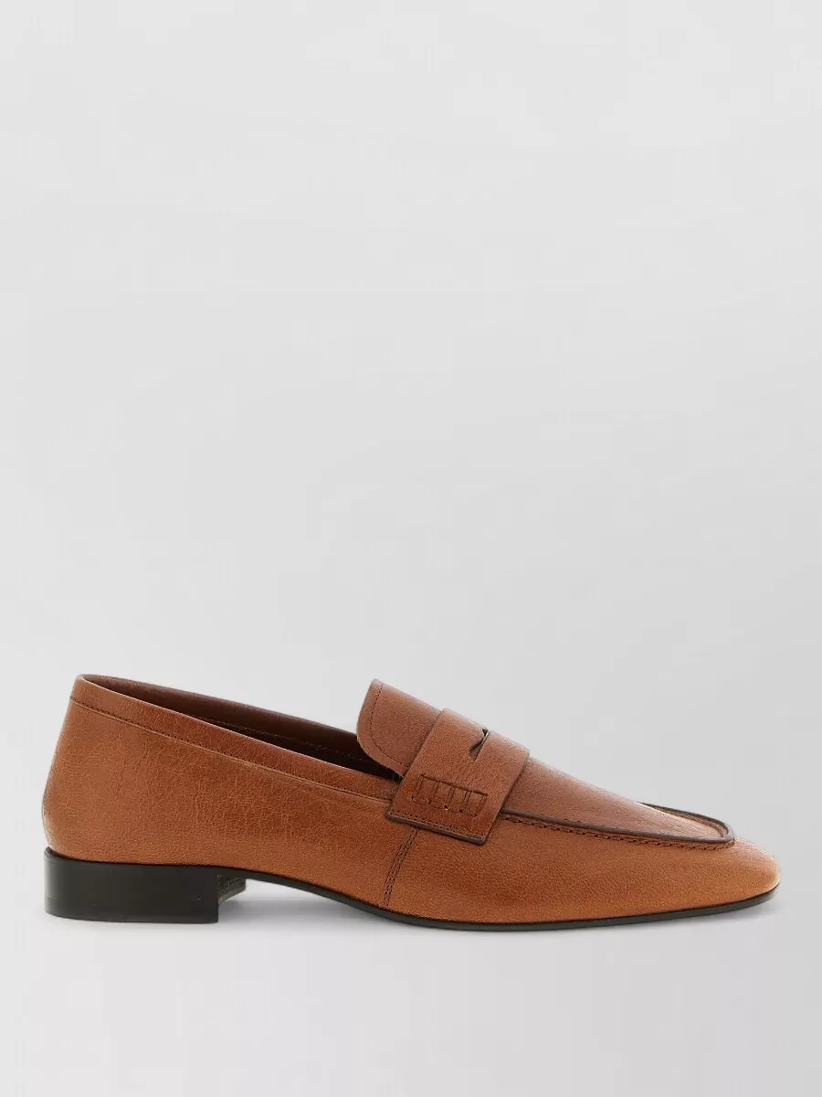 Dries Van Noten Leather Penny Loafers