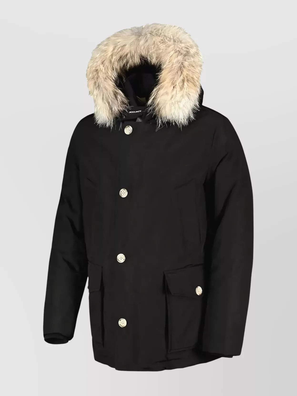 Woolrich Arctic Hooded Coat Fur Trim