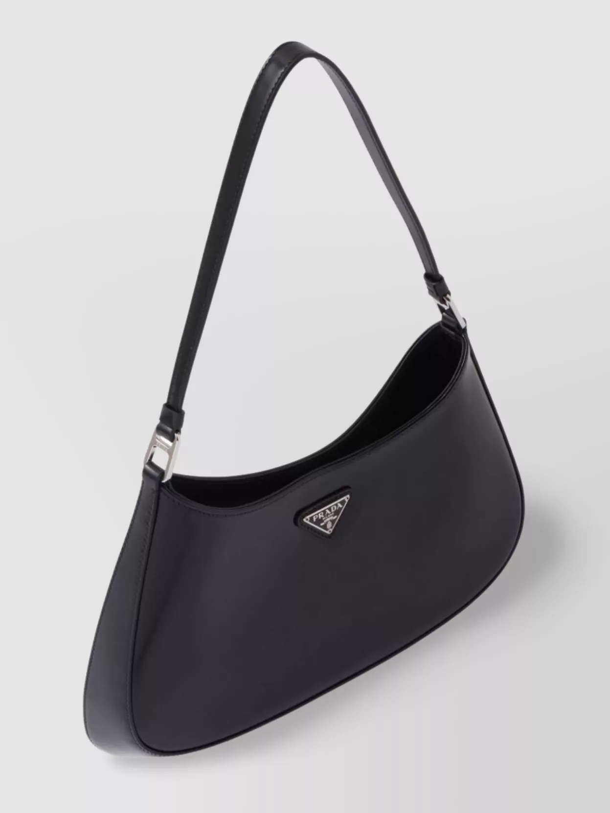 Prada Cleo Brushed Leather Shoulder Bag