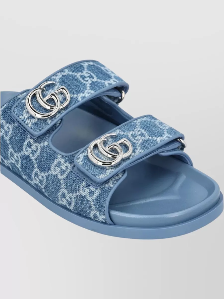 Gucci Denim Slide Sandals