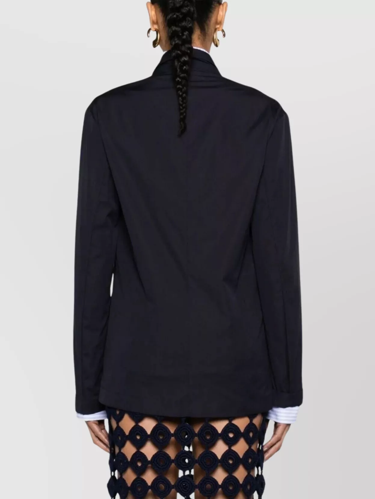 Dries Van Noten Double Breasted Long Sleeve Shirt In Multi