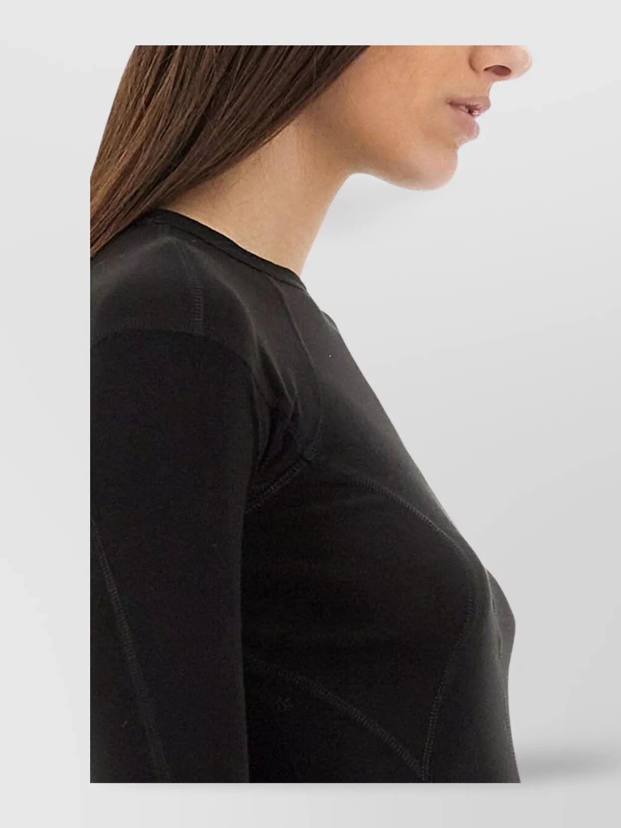 Helmut Lang Sport Crew Neck Long Sleeves Slim Fit
