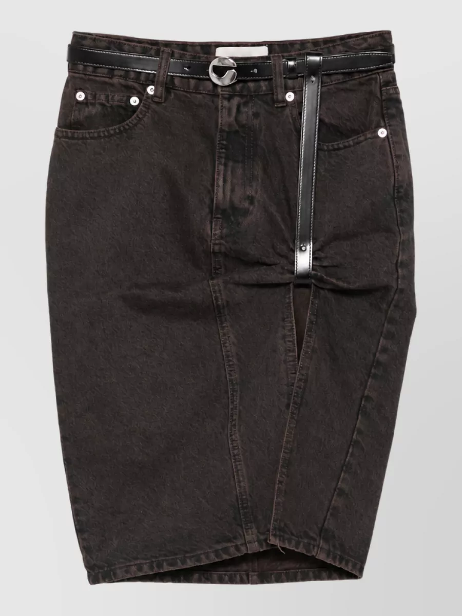Coperni Denim Midi Skirt