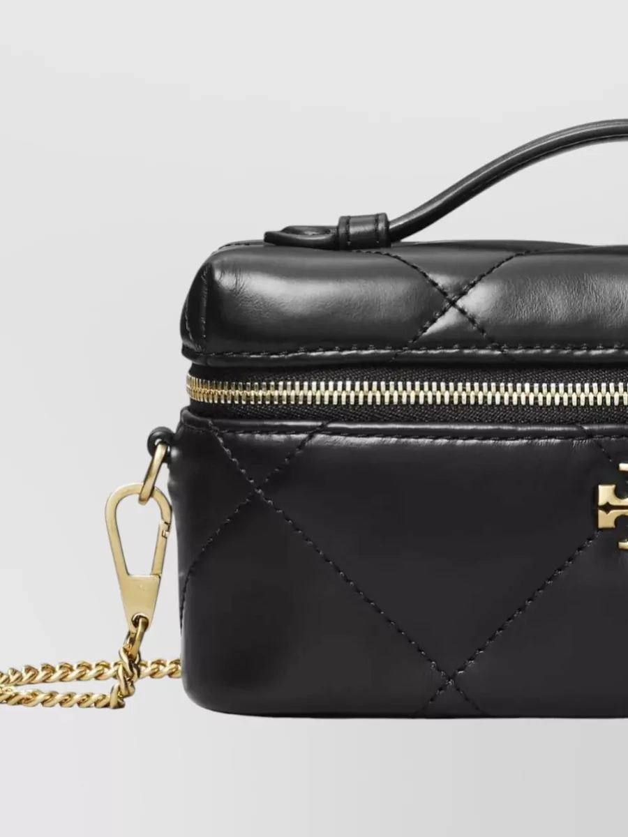 Tory Burch Kira Mini Quilted Leather Cross-Body Bag