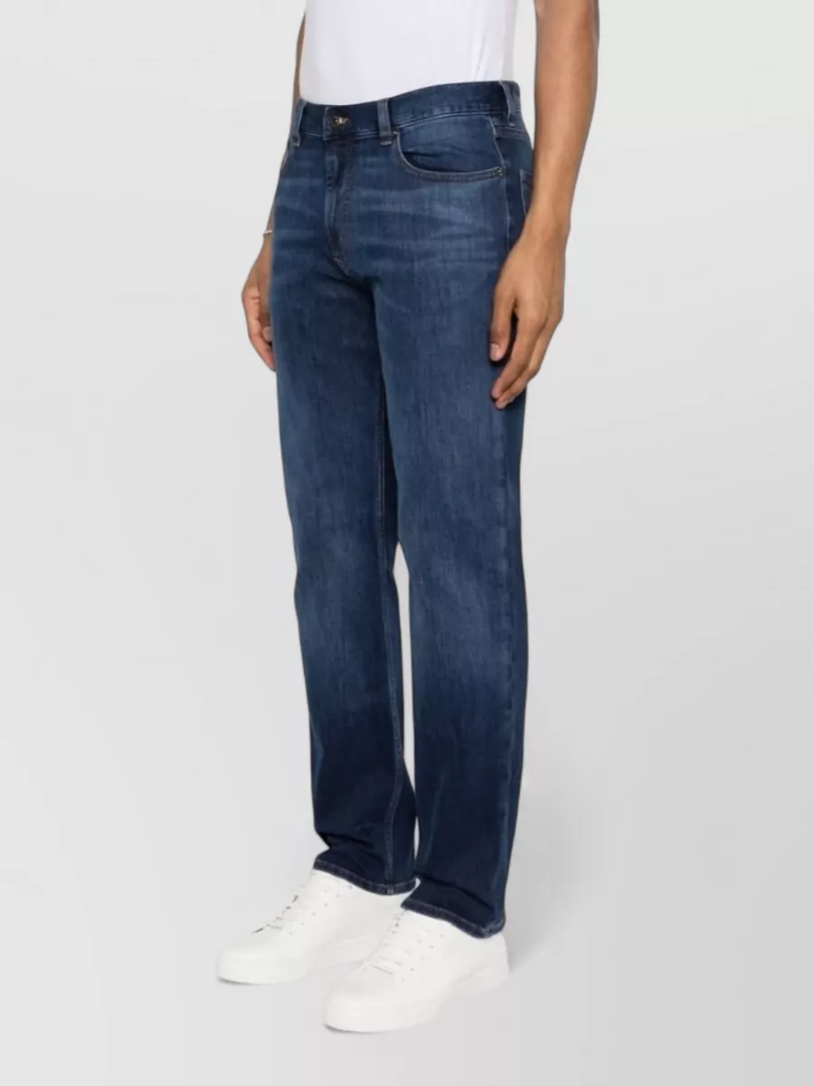 Emporio Armani Denim Straight-Leg Trousers