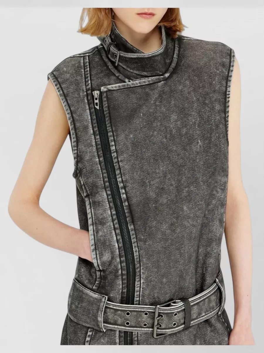 Diesel Belted Sleeveless Mini Dress