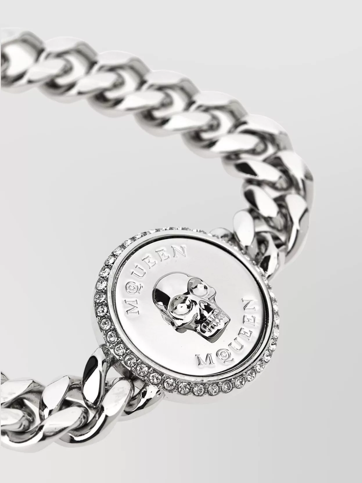 Alexander Mcqueen Regal Skull Chain Bracelet