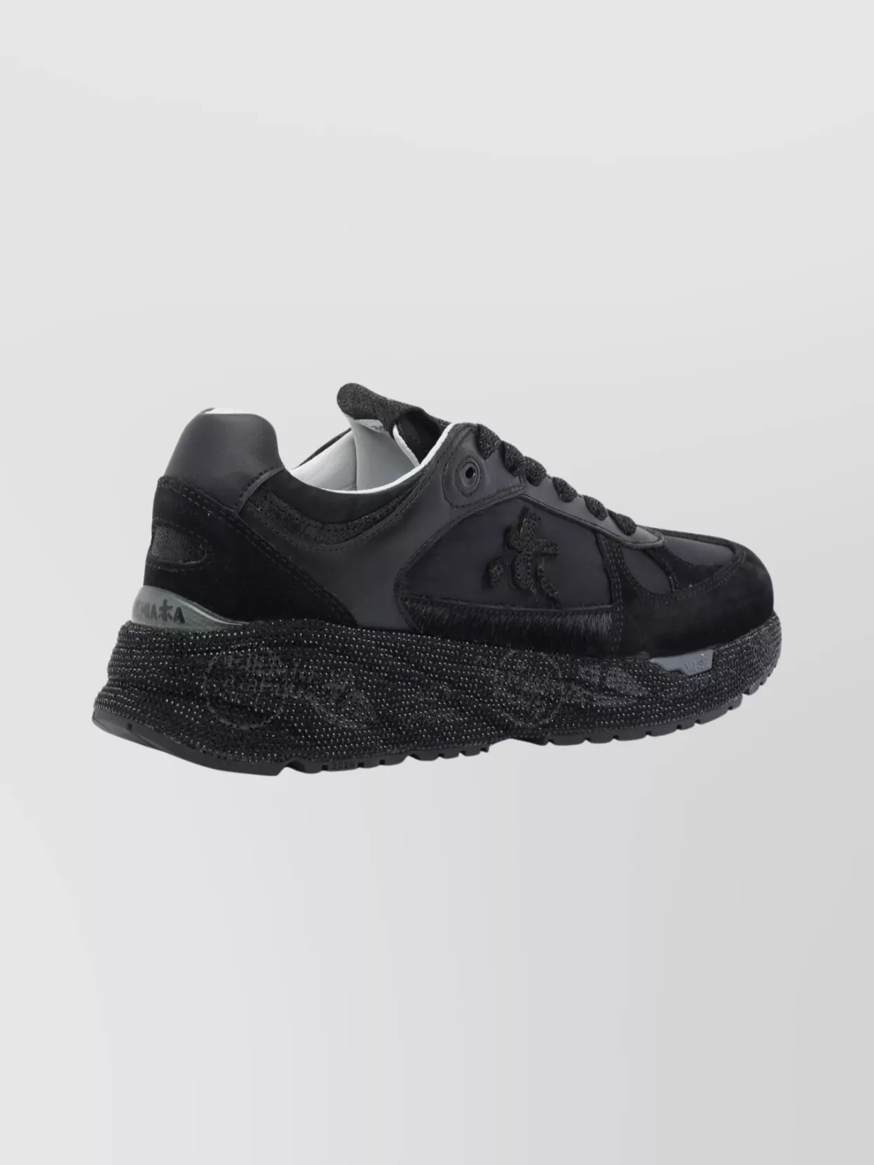 Premiata Casual Low Top Sneakers With Fabric Upper