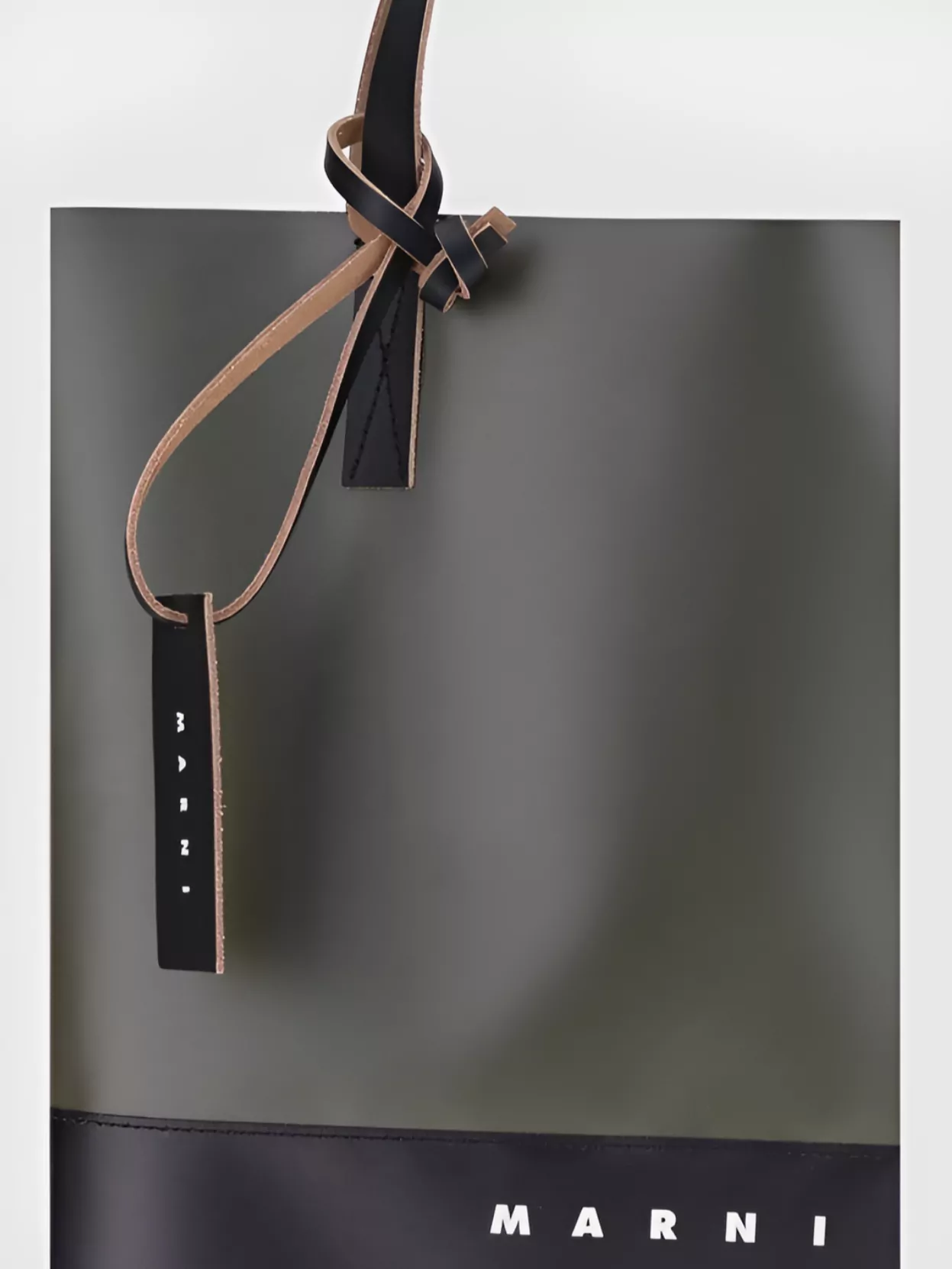 Marni Modern Two-Tone Panel Tote Bag