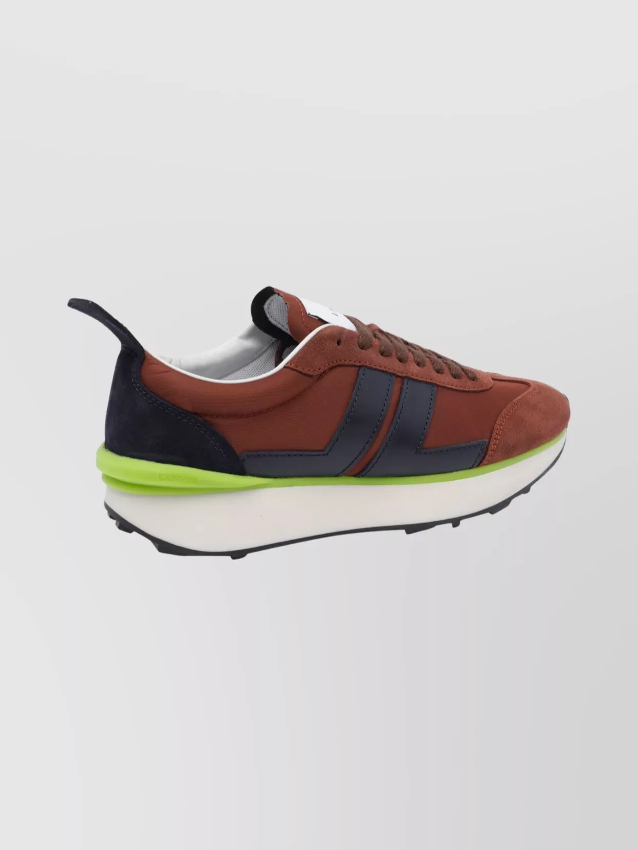 Lanvin Nylon Sneakers Suede Accents
