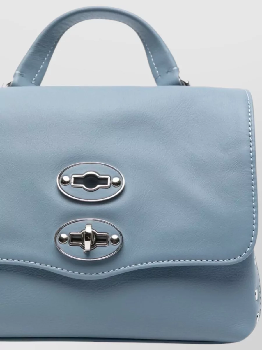 Zanellato Leather Top Handle Cross-Body Bag