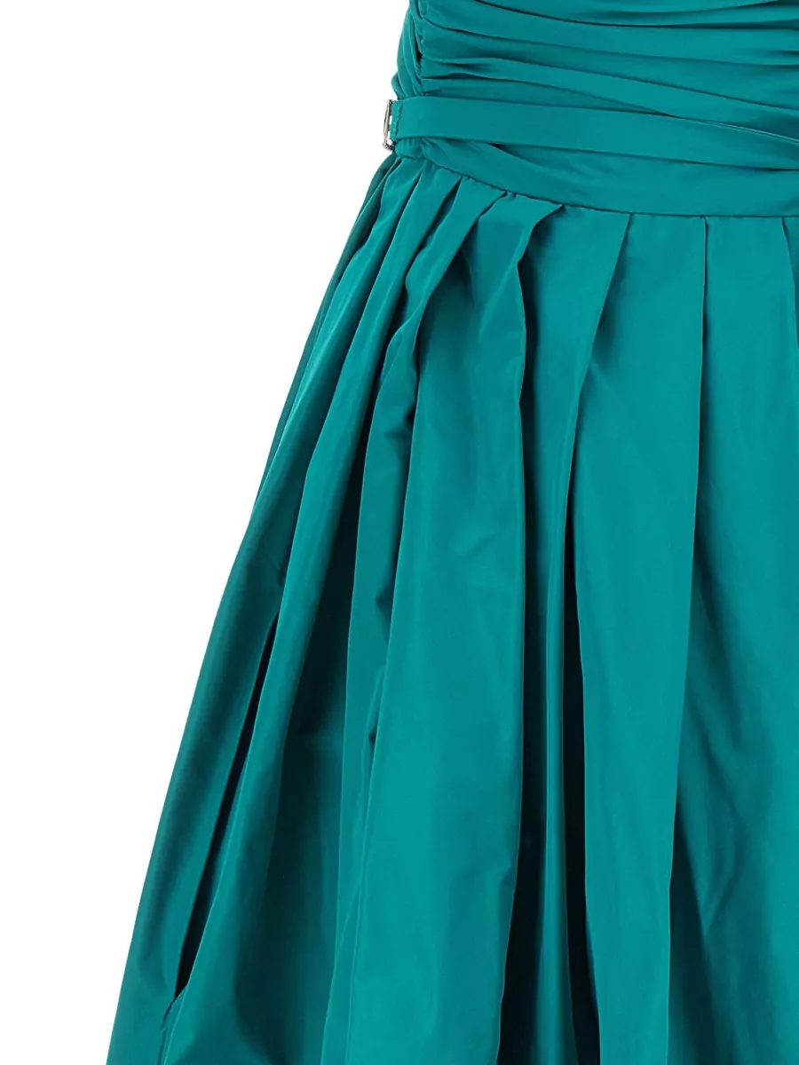 Pinko Off-The-Shoulder Sleeveless Asymmetric Gown