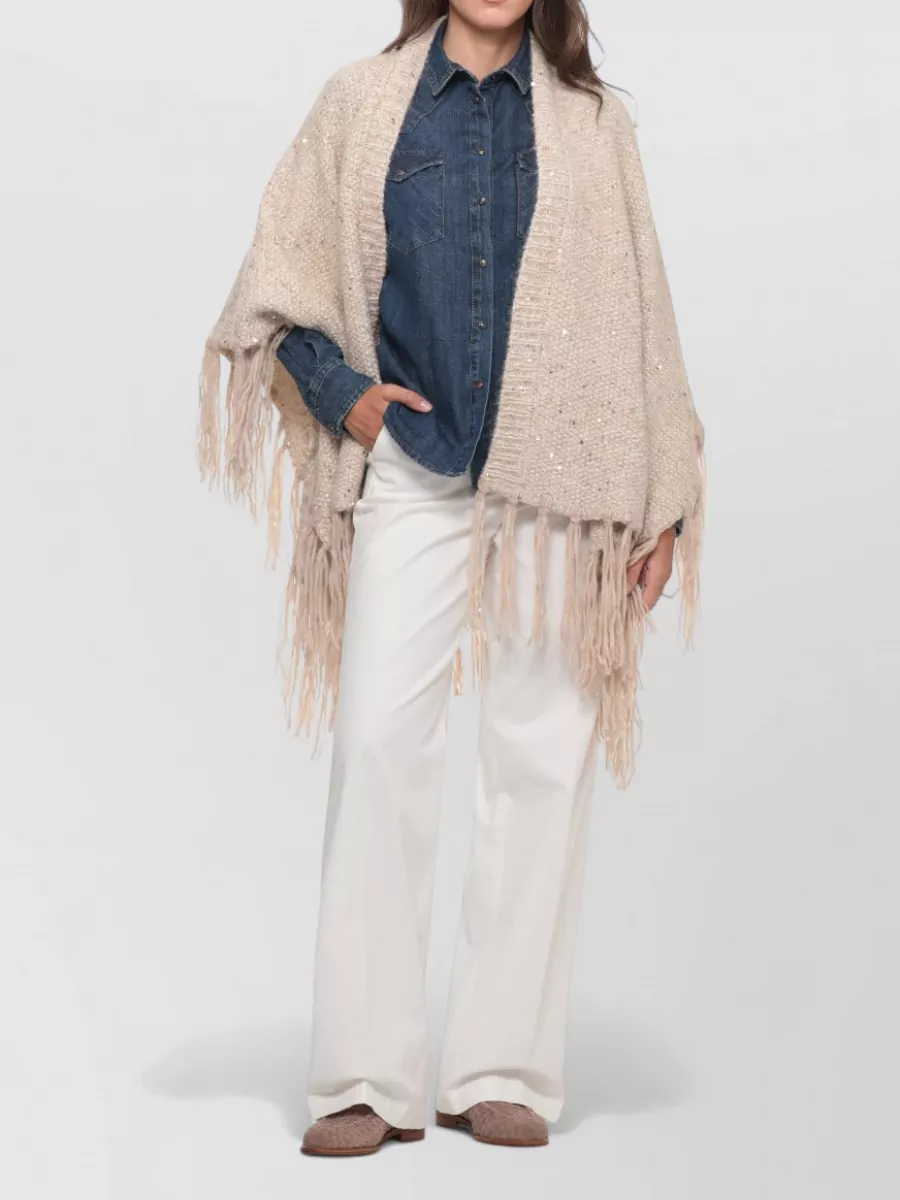 Peserico Fringed Cape