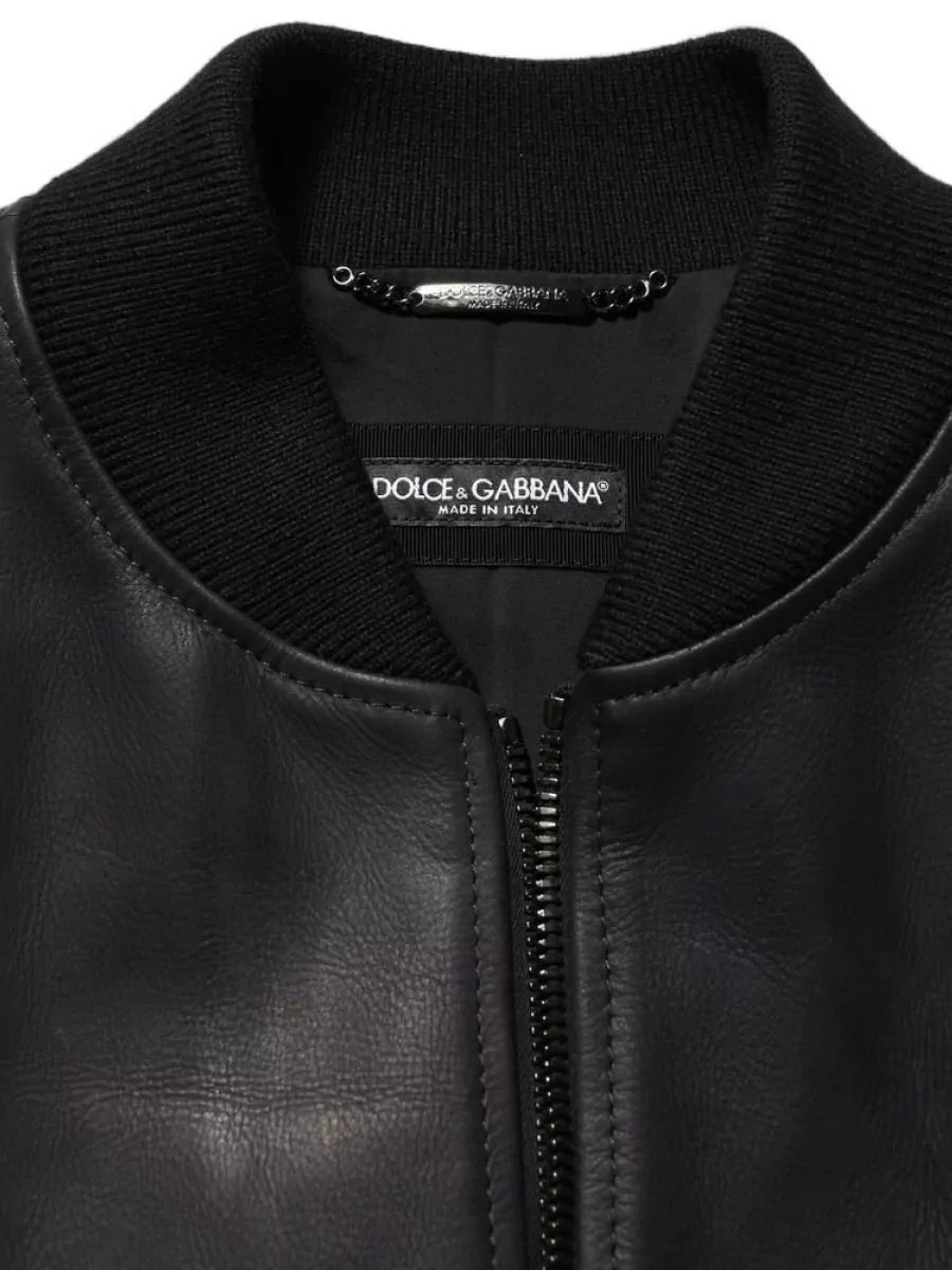 Dolce&Gabbana Leather Biker Jacket