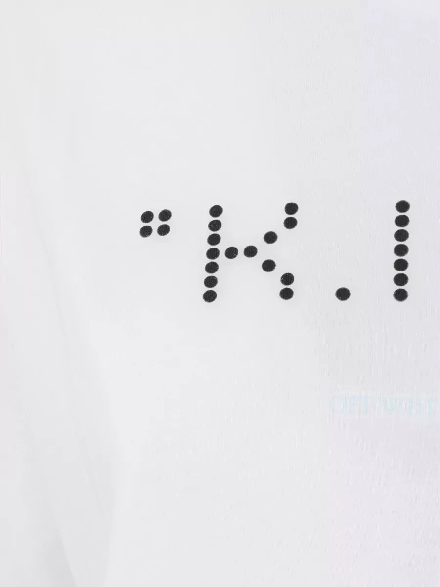 Off-White Printed Cotton Regular-Fit T-Shirt