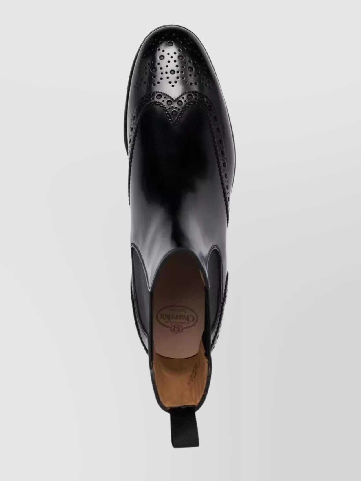 Church's Brogue-Detail Chelsea Boots Elastic Panels