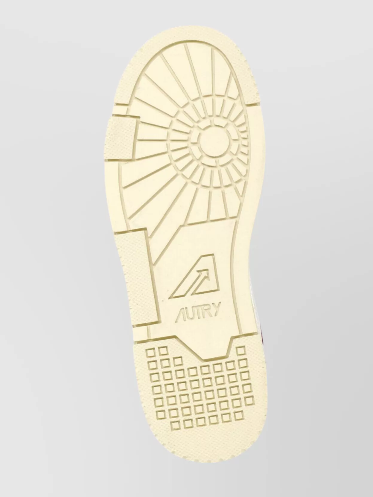 Autry Low Top Leather Sneakers With Perforated Toe In Multi