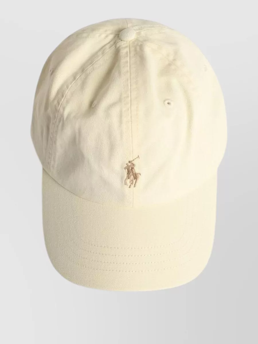Polo Ralph Lauren Cotton Cap Featuring Curved Brim