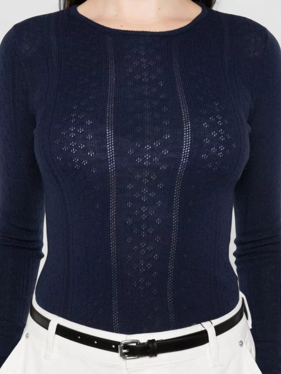 Herskind Ribbed Merino Wool Crewneck Sweater