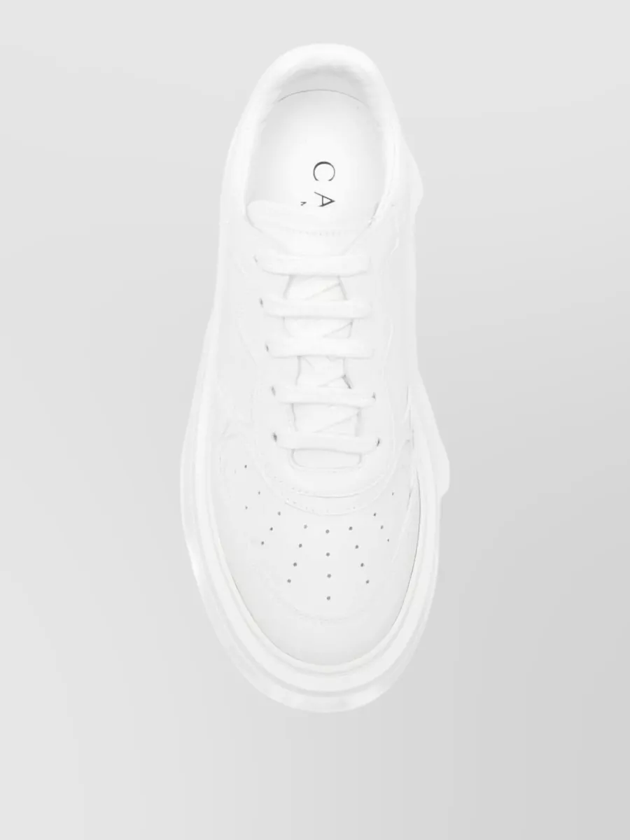 Casadei Leather Low-Top Sneakers