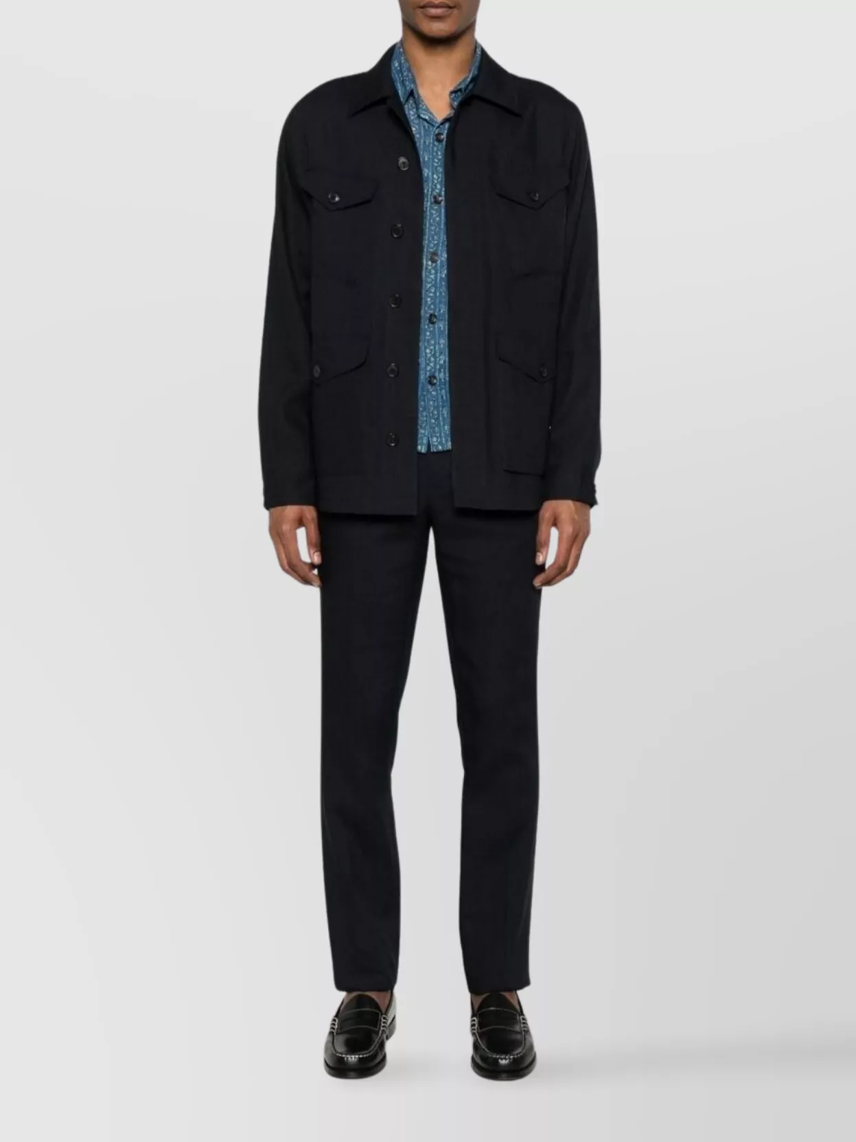 Paul Smith Slim Trousers Featuring Belt Loops