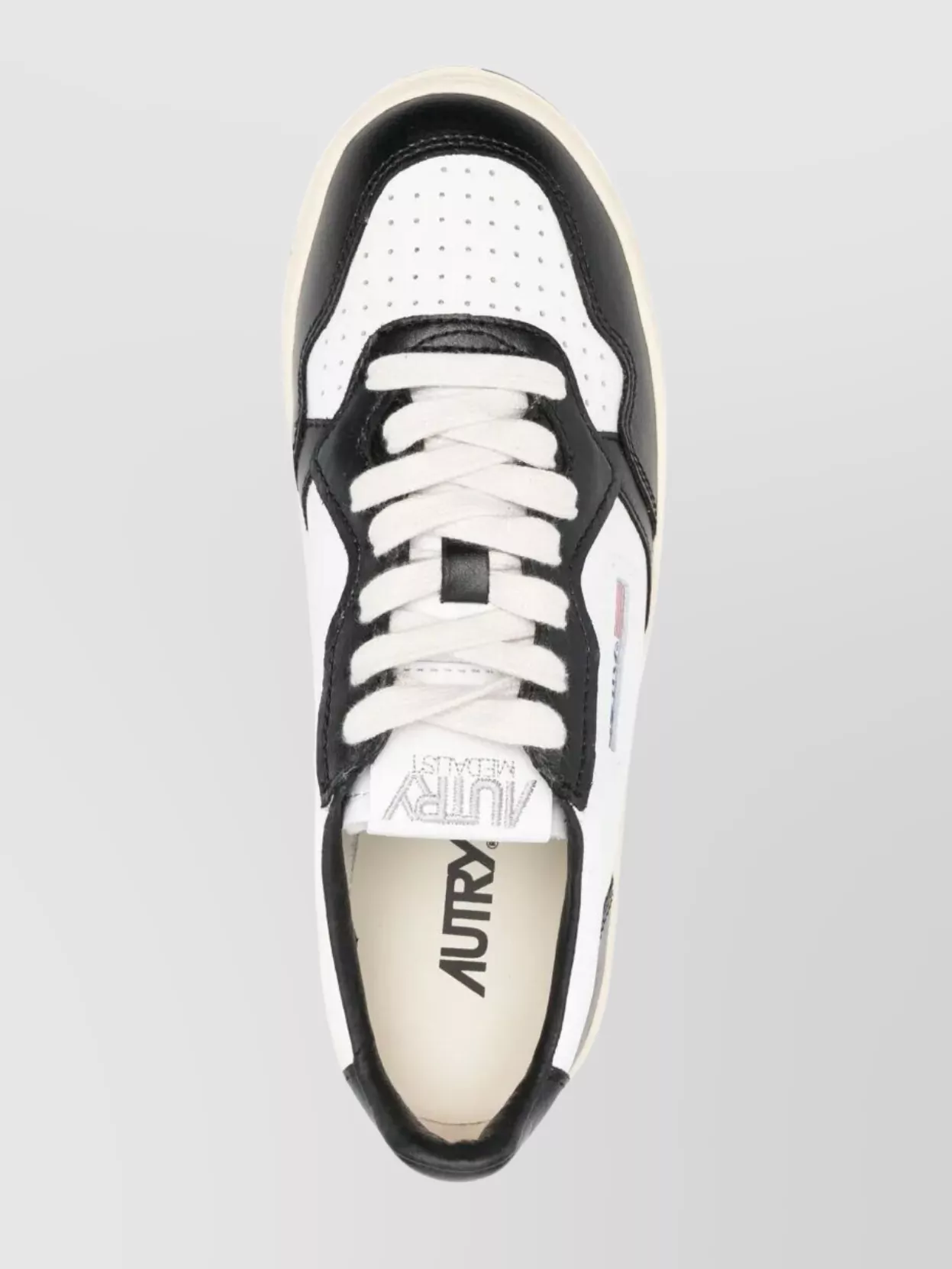 Autry Low Platform Leather Sneakers