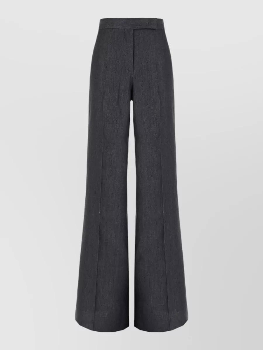 Max Mara Linen Wide-Leg Trousers