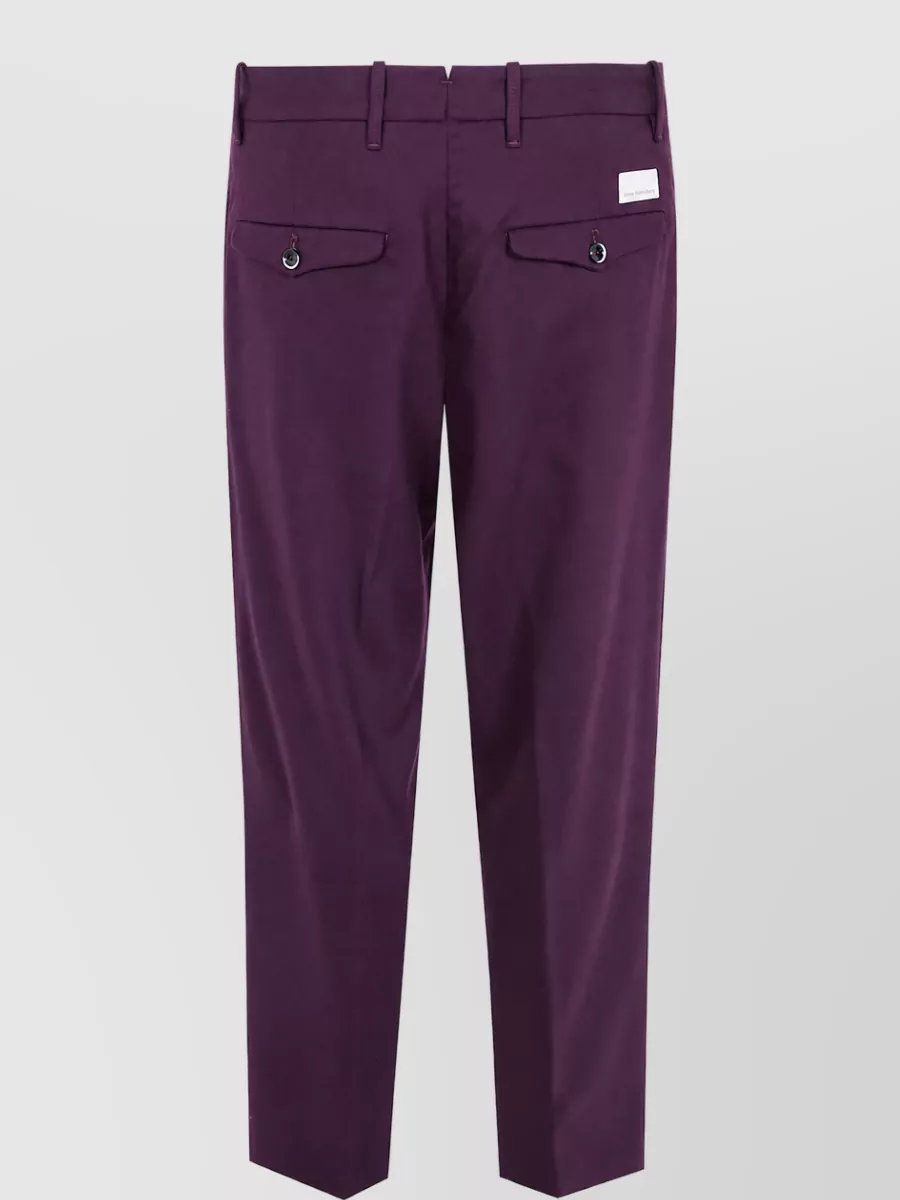 Nine In The Morning Wool Wide Leg Tailored Trousers