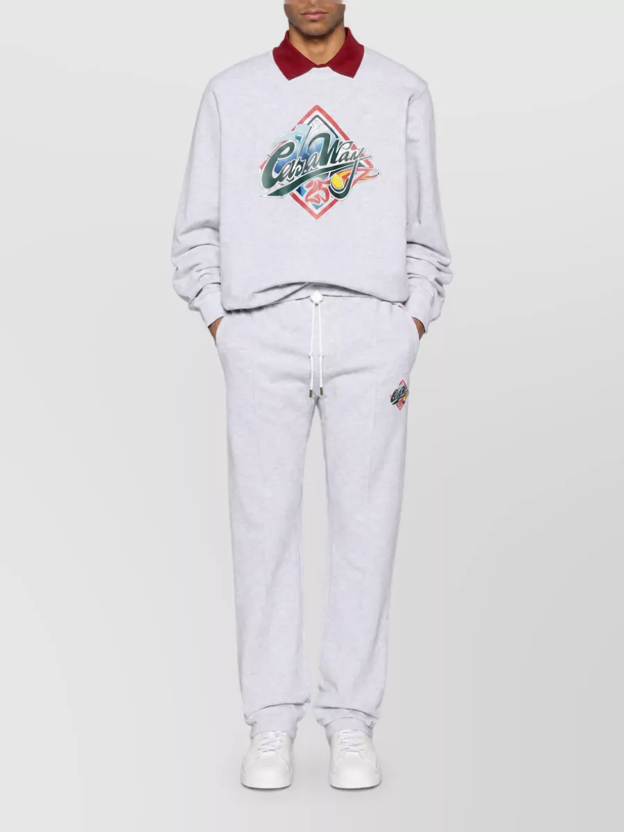 Casablanca Organic Cotton Printed Sweatshirt