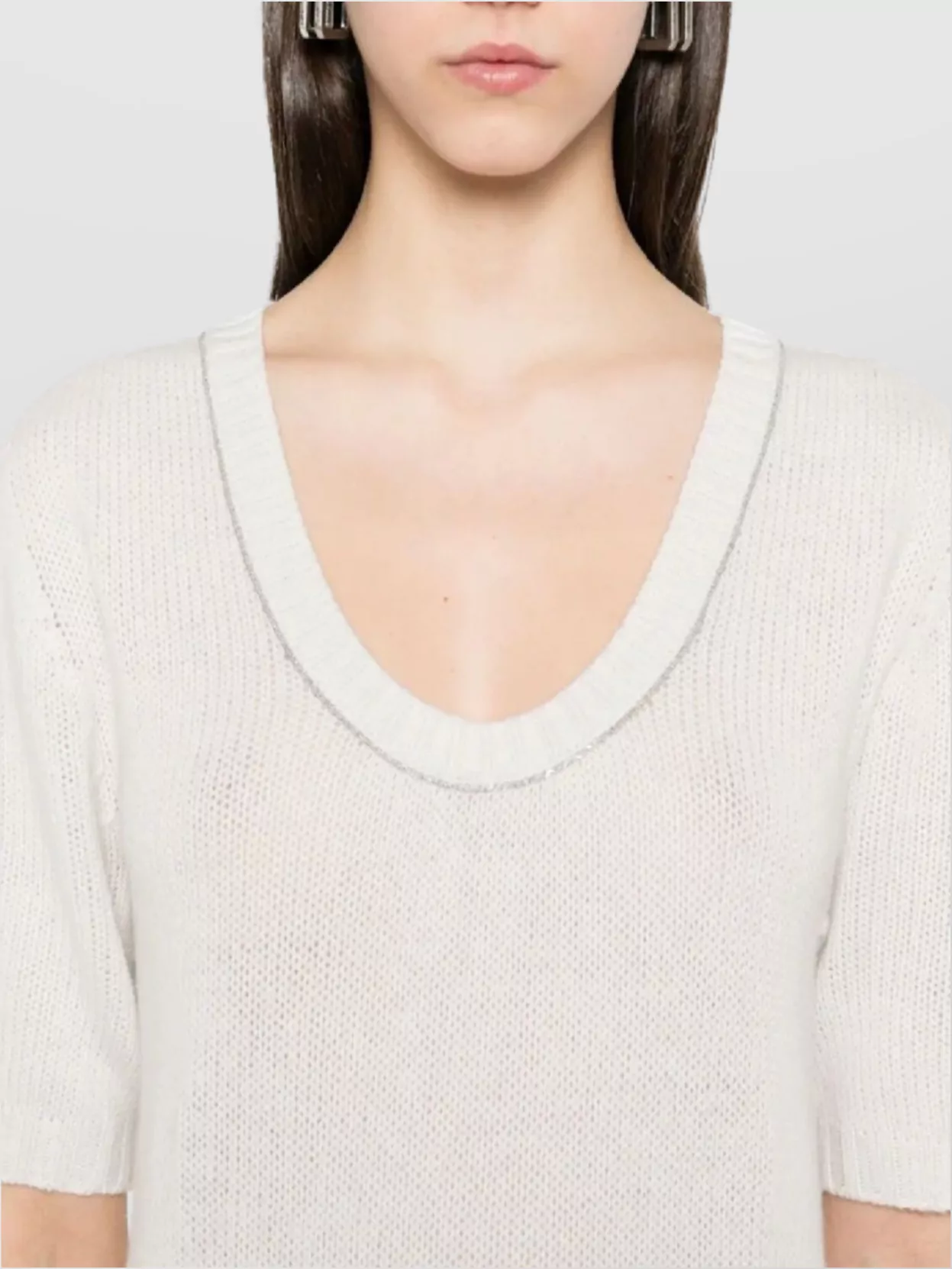 Fabiana Filippi Knitwear Scoop Neck Short Sleeves