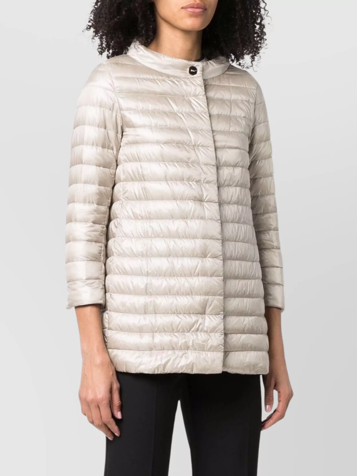 Herno Nylon Midi Down Jacket